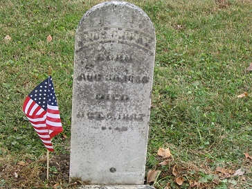 Enos C. Bray, Private Co. B, 7th IndianaStone After Cleaning